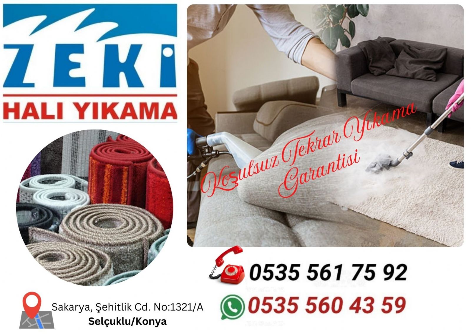 Selçuklu Halı Yıkama Fiyatları